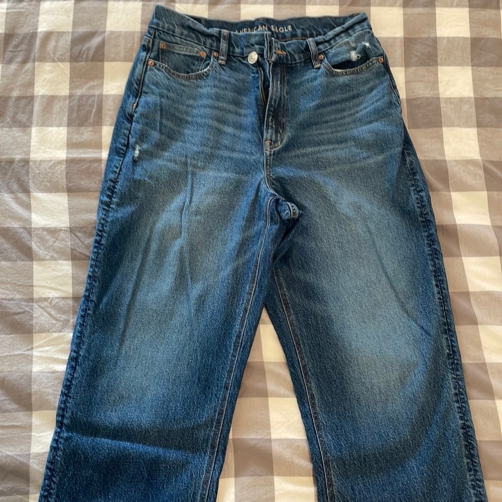 American Eagle curvy 90’s straight jeans size 10